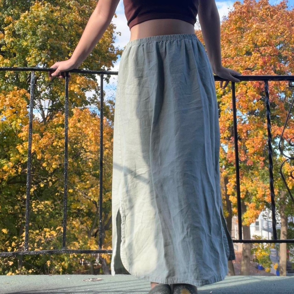 Linen skirt